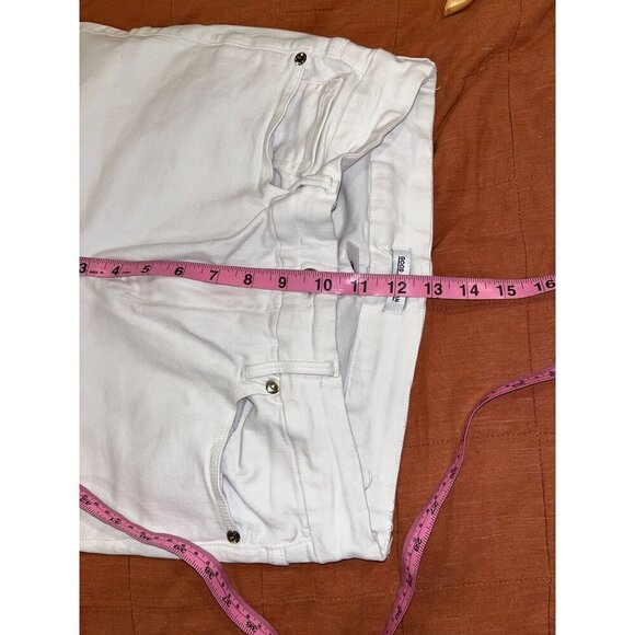 Good American Good Legs Crop White Skinny Jeans Womens Size 14/32 - Picture 7 of 10